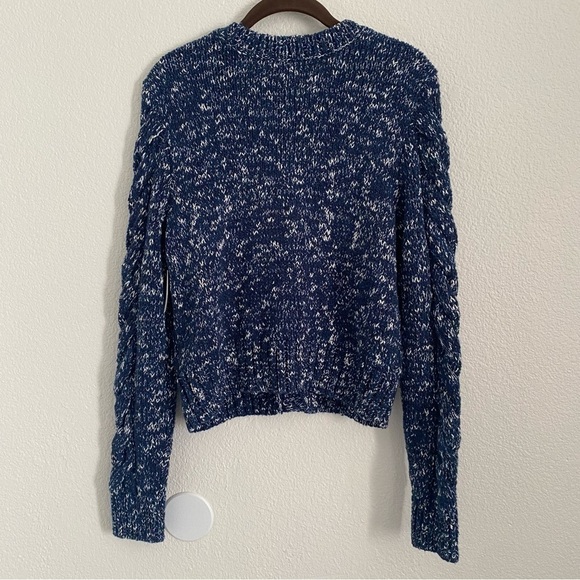 NWT Goodthreads Women's Size Small Blue V-Neck Cardigan Knit Sweater - Picture 5 of 5